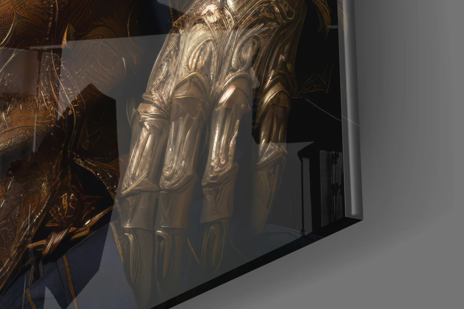 Duke Lion Glass Wall Art|| Designer's Collection - Image 8
