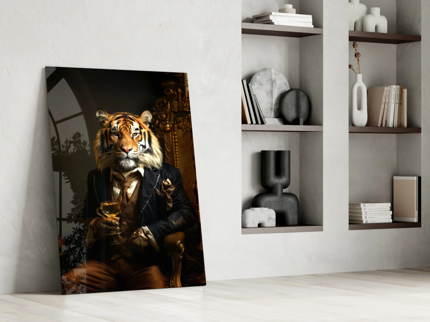 Gentleman Glass Wall Art|| Designer's Collection - Image 7