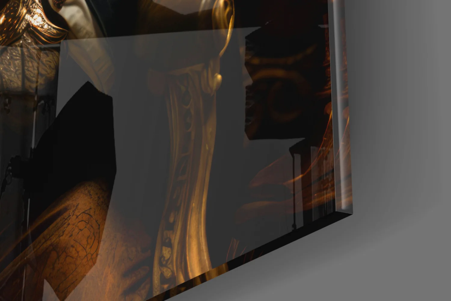 Gentleman Glass Wall Art|| Designer's Collection - Image 8