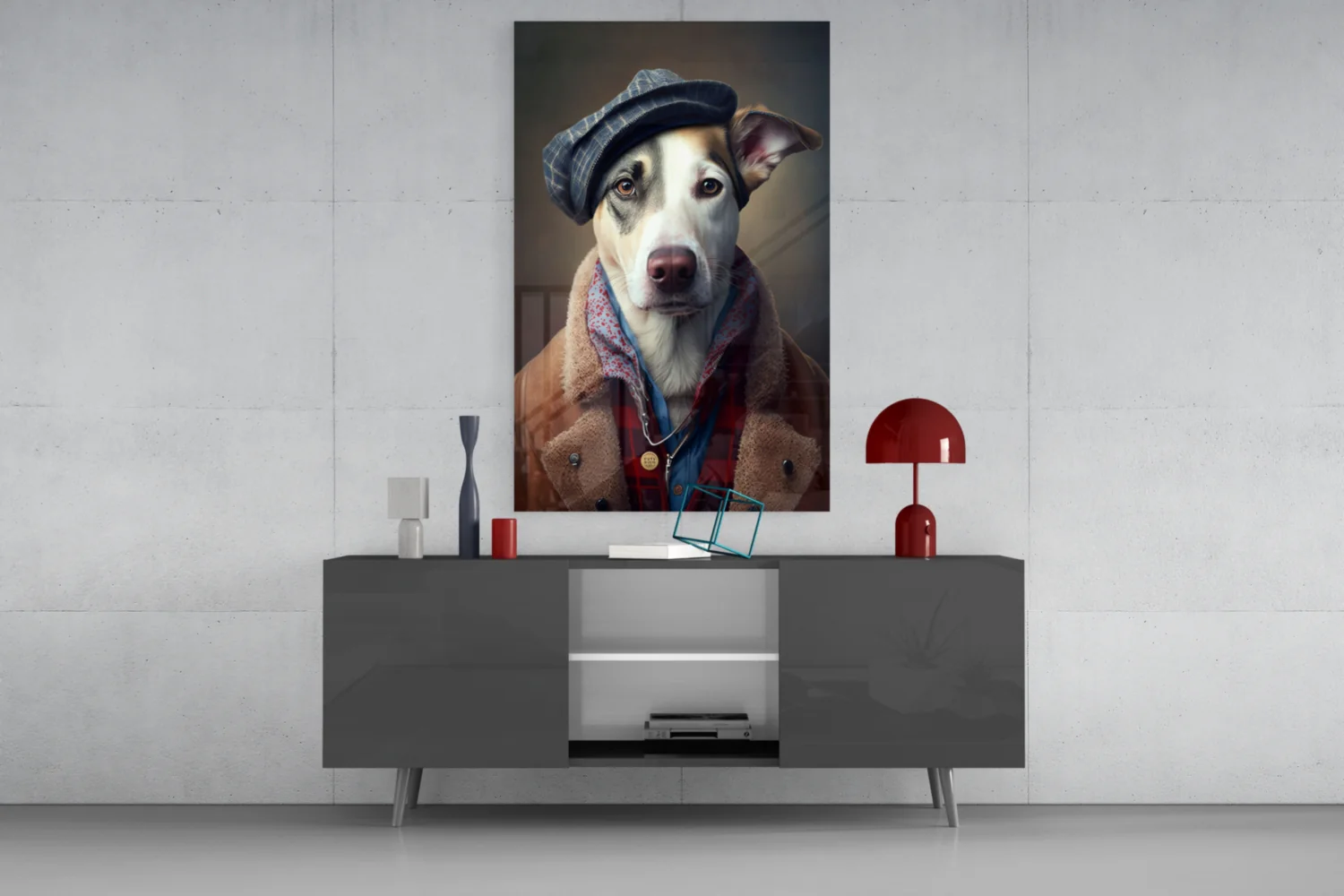 Dog Vogue Glass Wall Art|| Designer's Collection - Image 9