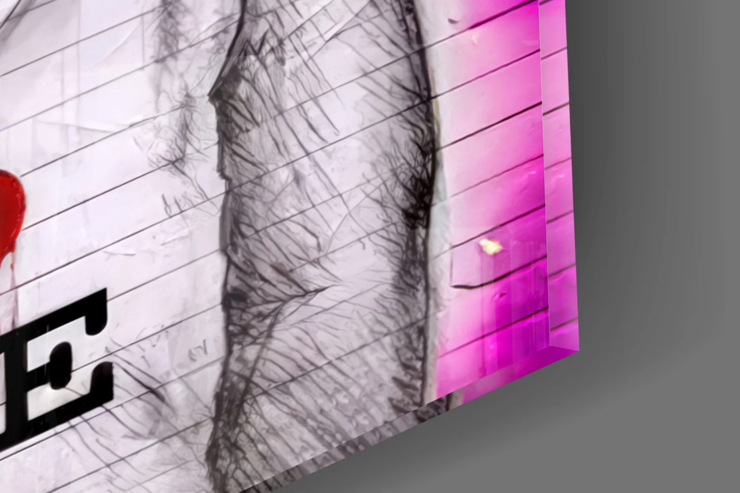 I Love Life Glass Wall Art || Designer Collection - Image 8
