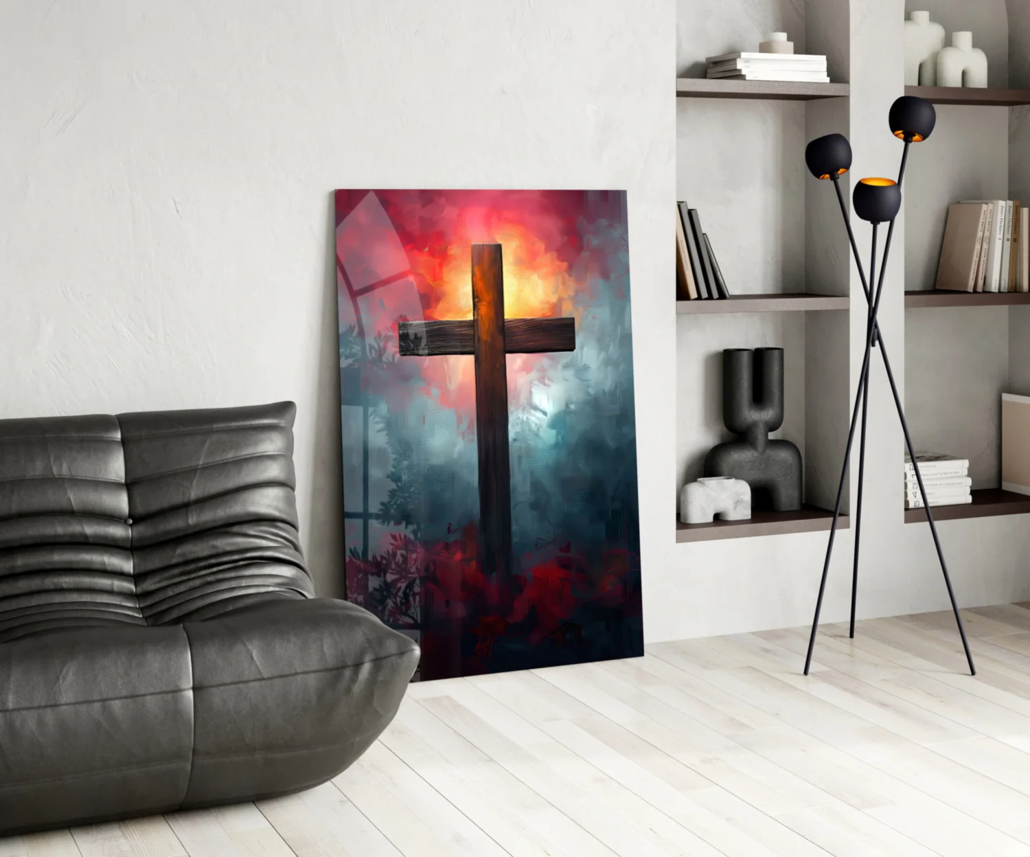 Cross Glass Wall Art || Designer Collection - Image 6