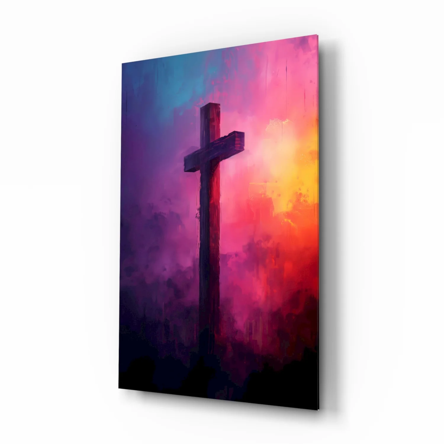Cross Glass Wall Art || Designer Collection - Image 2