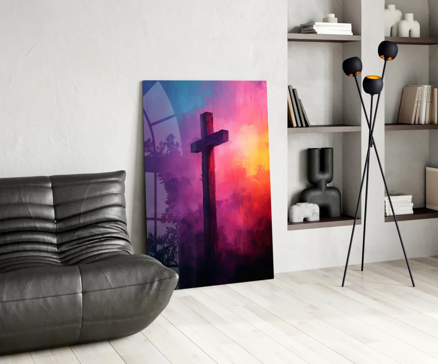 Cross Glass Wall Art || Designer Collection - Image 6
