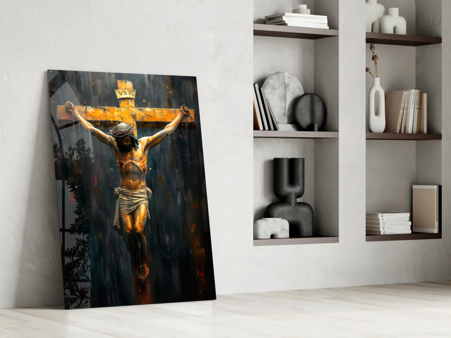 Cross Glass Wall Art || Designer Collection - Image 7