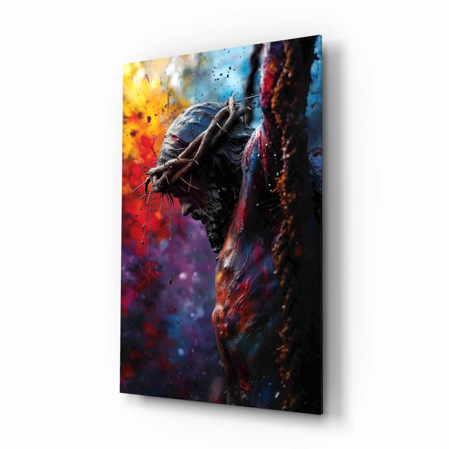 Cross Glass Wall Art || Designer Collection - Image 2