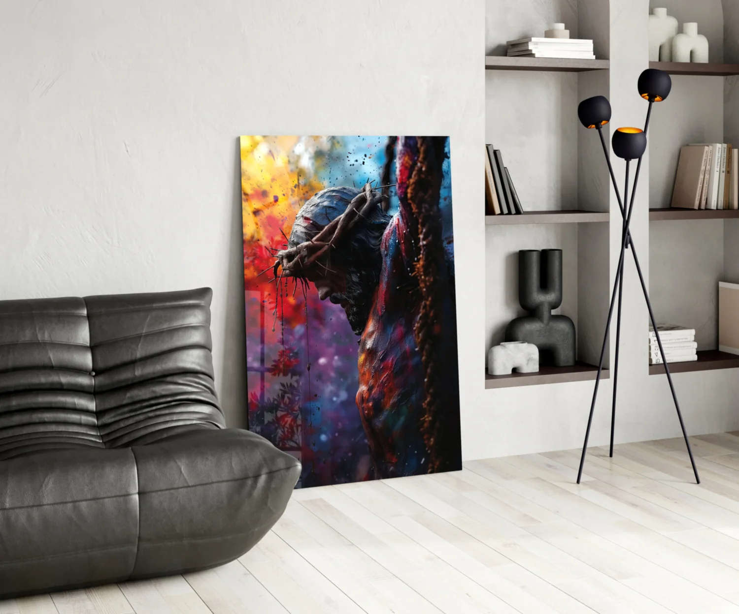 Cross Glass Wall Art || Designer Collection - Image 6