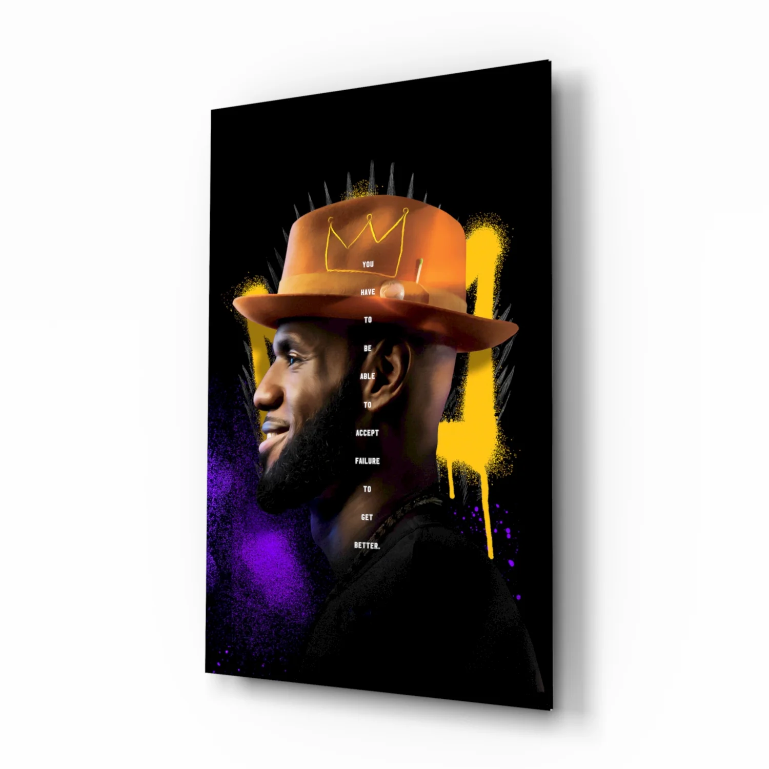 King James Glass Wall Art || Designer Collection - Image 2