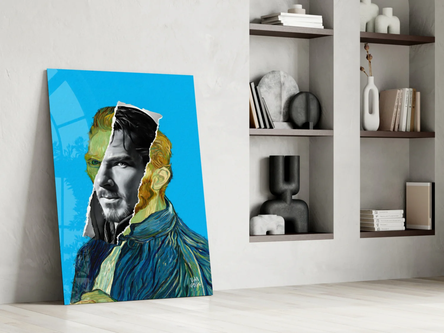 Contemporary Gogh Glass Wall Art || Designer Collection - Image 7