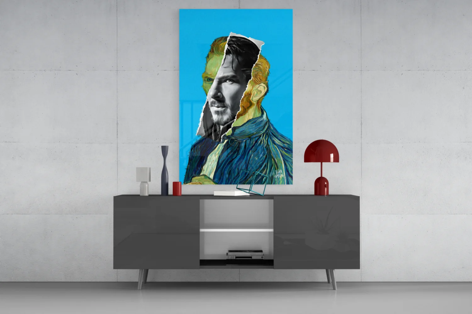 Contemporary Gogh Glass Wall Art || Designer Collection - Image 9