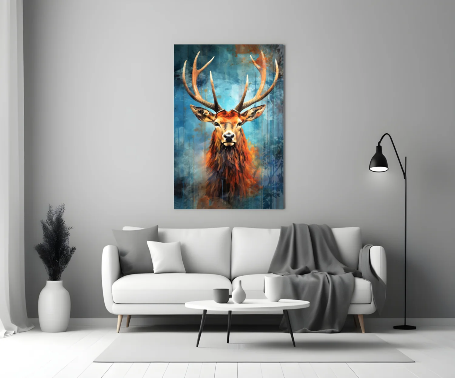 Deer Glass Wall Art || Designer Collection - Image 4