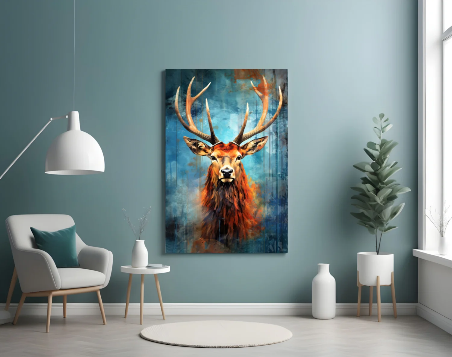 Deer Glass Wall Art || Designer Collection - Image 5