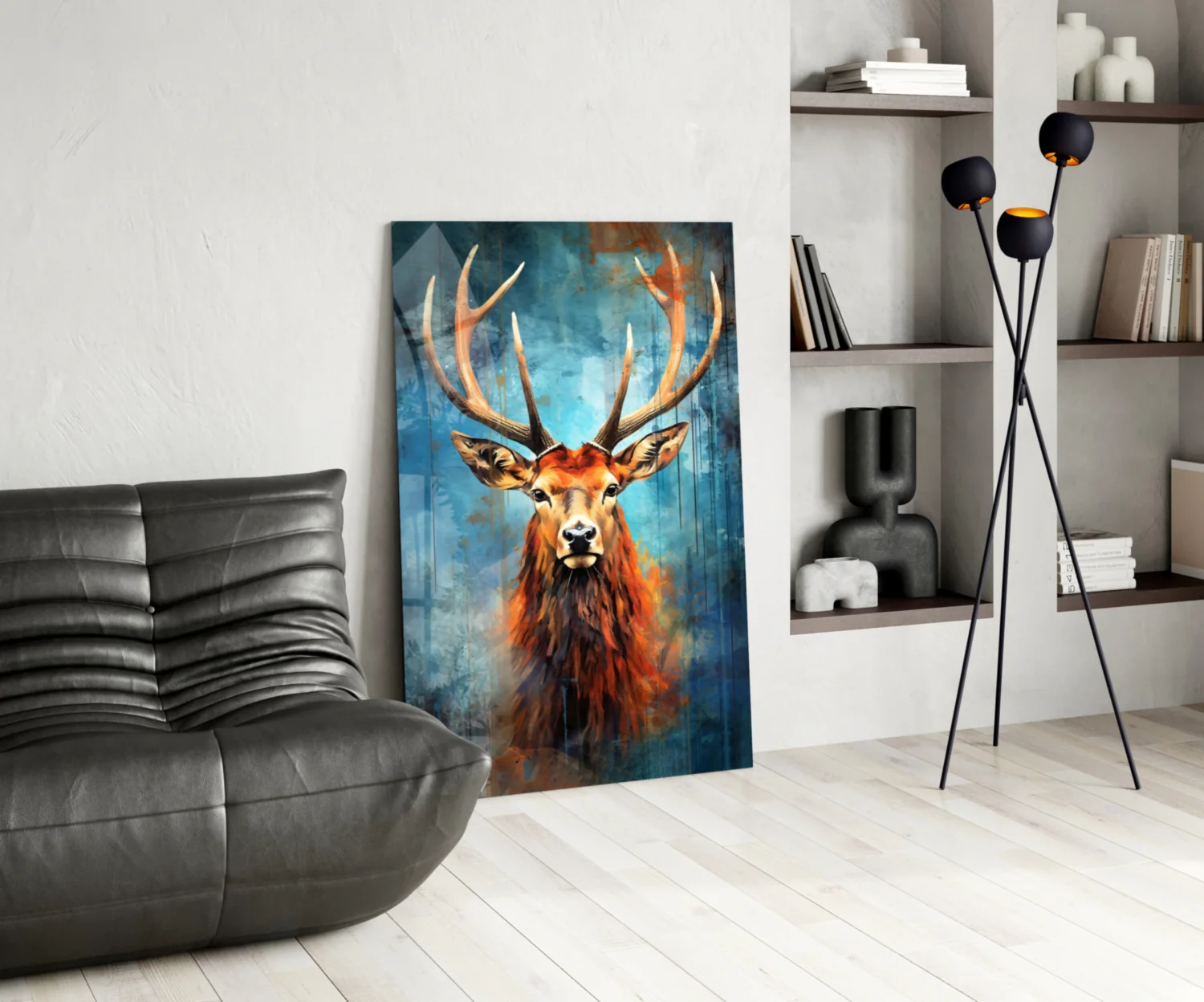 Deer Glass Wall Art || Designer Collection - Image 6