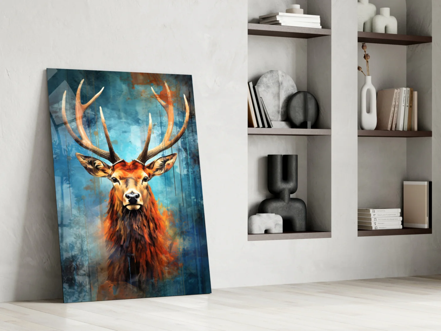 Deer Glass Wall Art || Designer Collection - Image 7