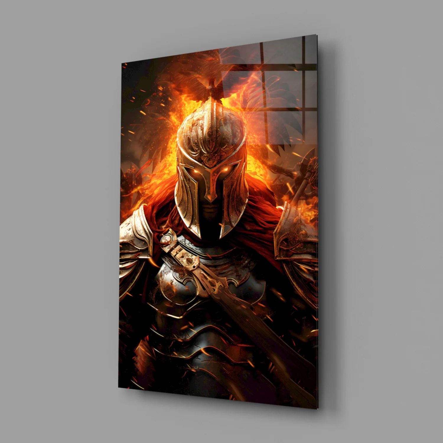 Warrior Glass Wall Art || Designer Collection - Image 3