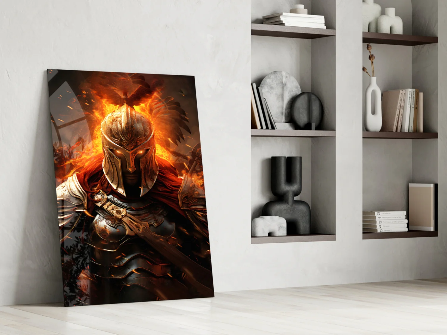 Warrior Glass Wall Art || Designer Collection - Image 7