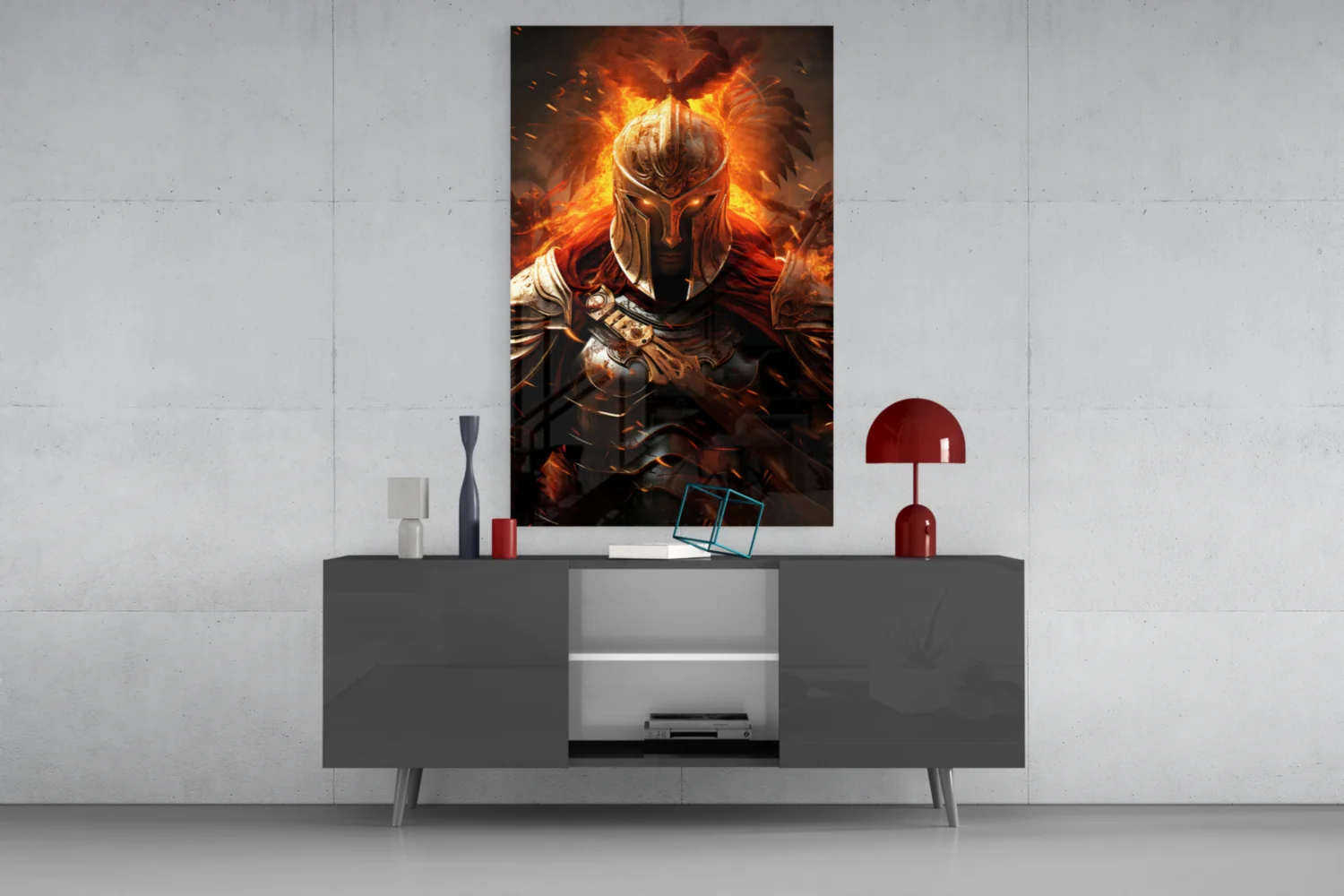 Warrior Glass Wall Art || Designer Collection - Image 9