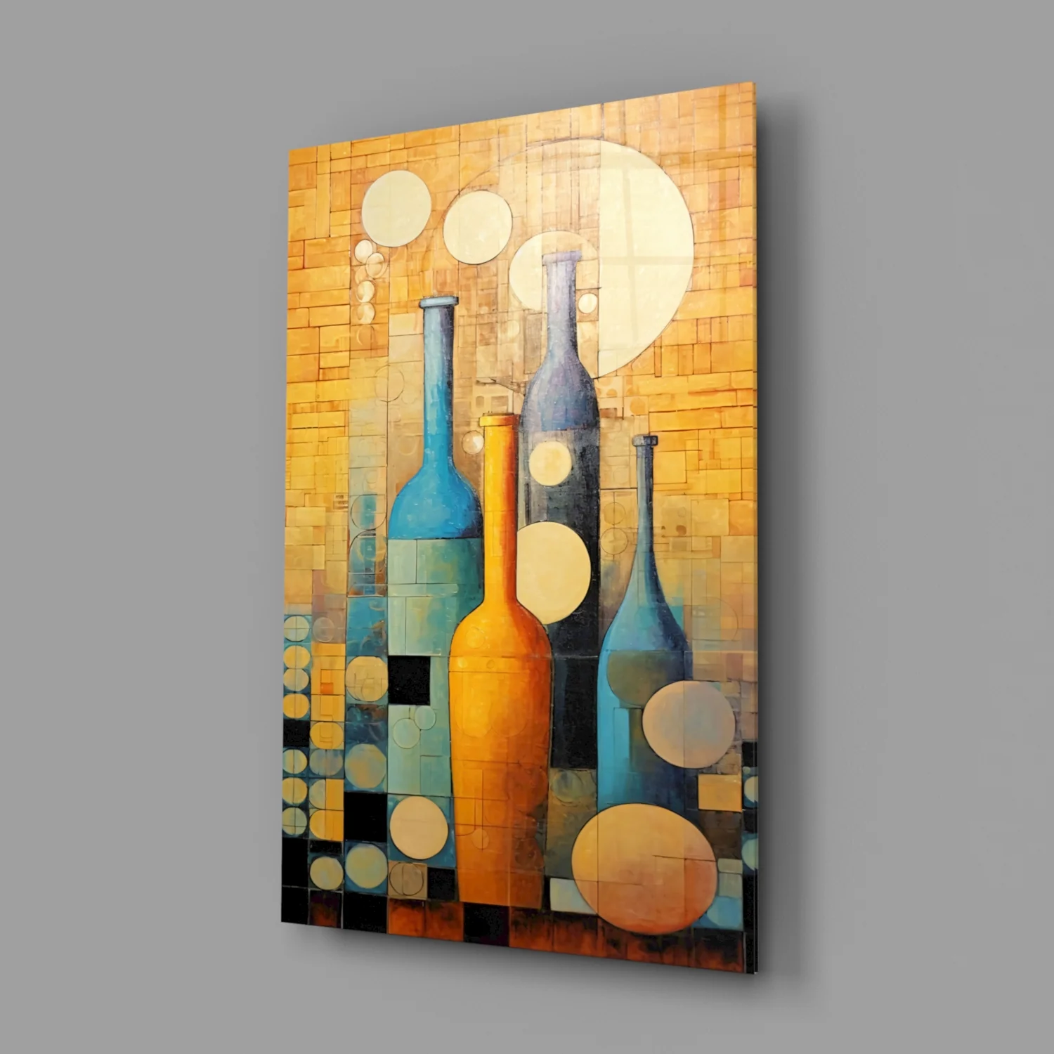 Bottles Glass Wall Art || Designer Collection - Image 3