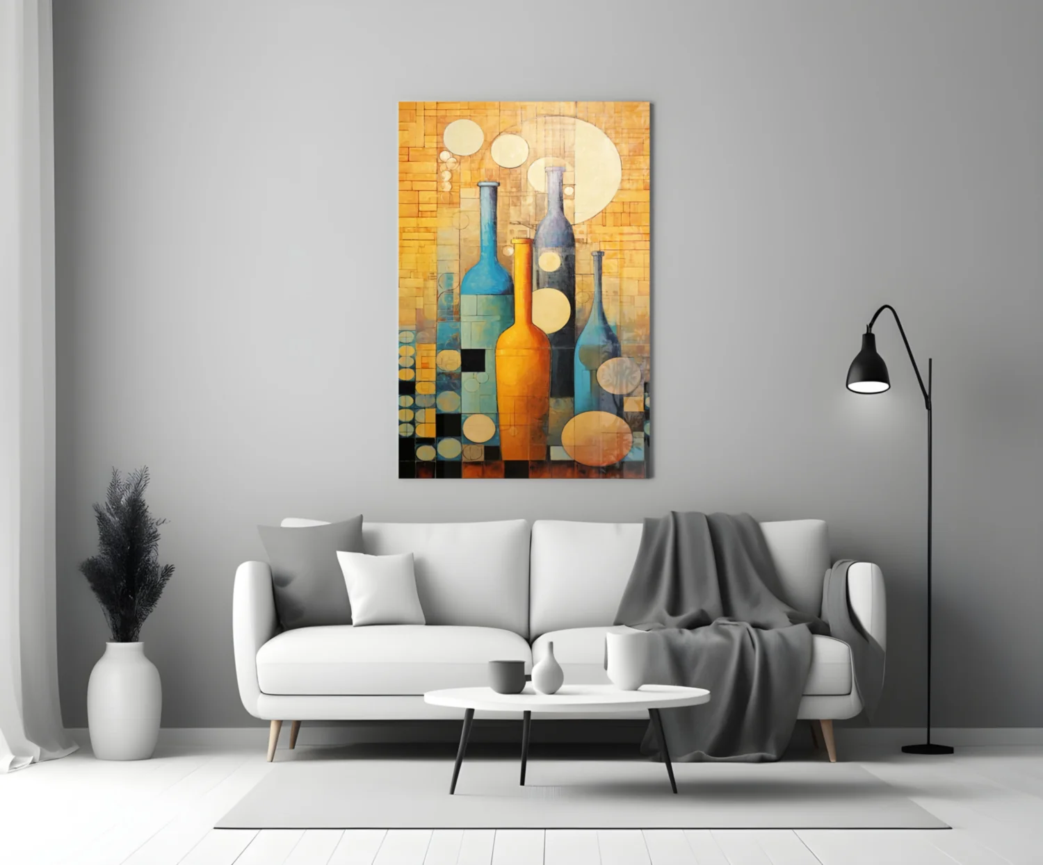 Bottles Glass Wall Art || Designer Collection - Image 4