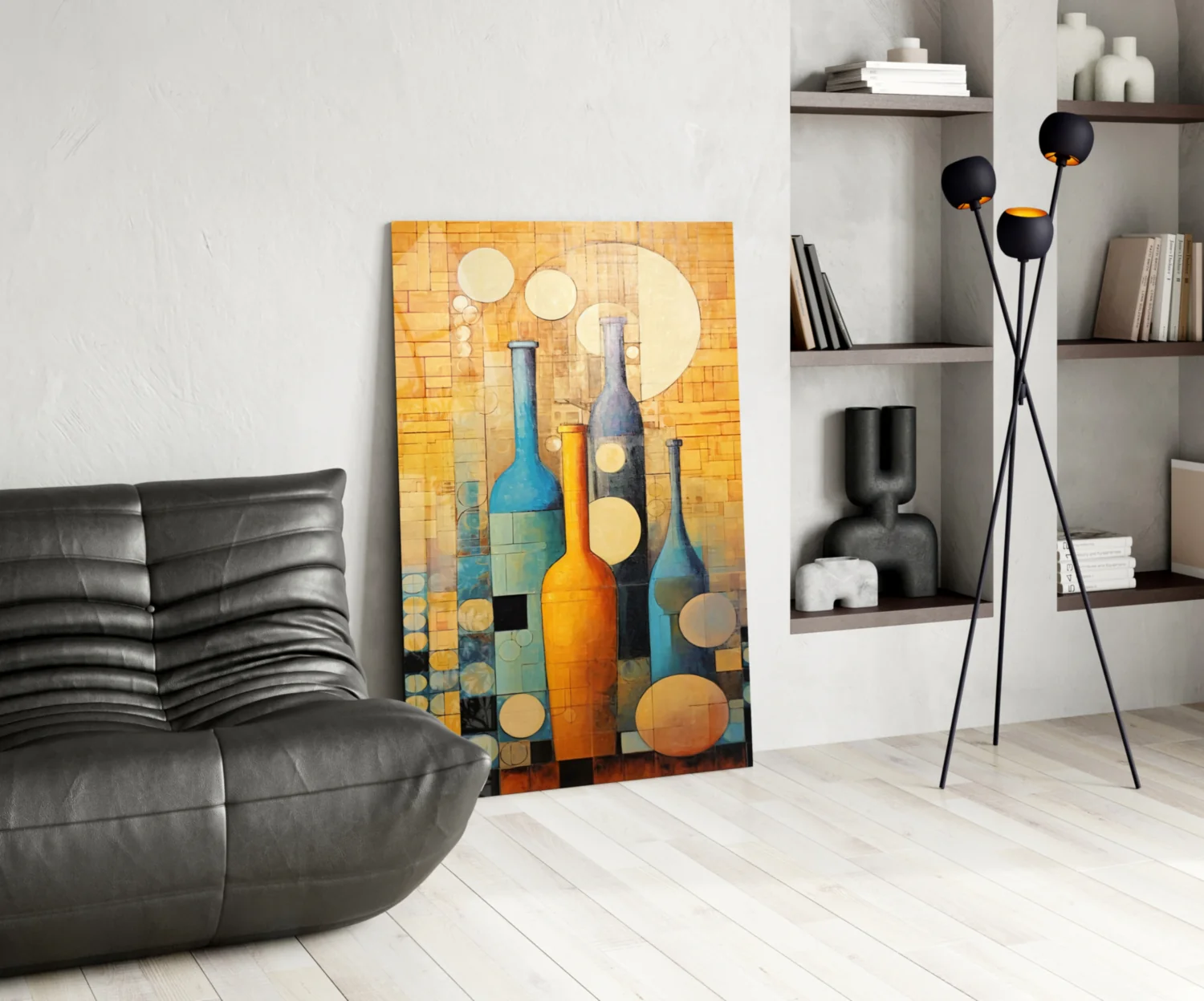 Bottles Glass Wall Art || Designer Collection - Image 6