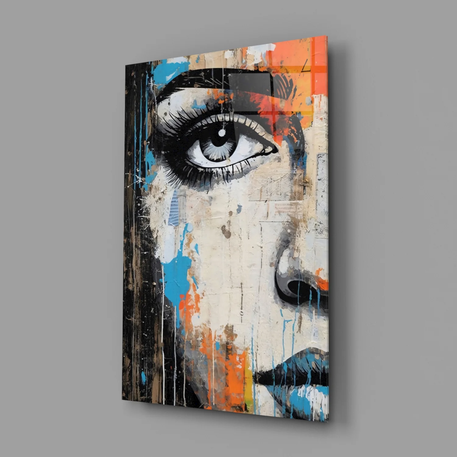 Half Portrait Glass Wall Art || Designer Collection - Image 3