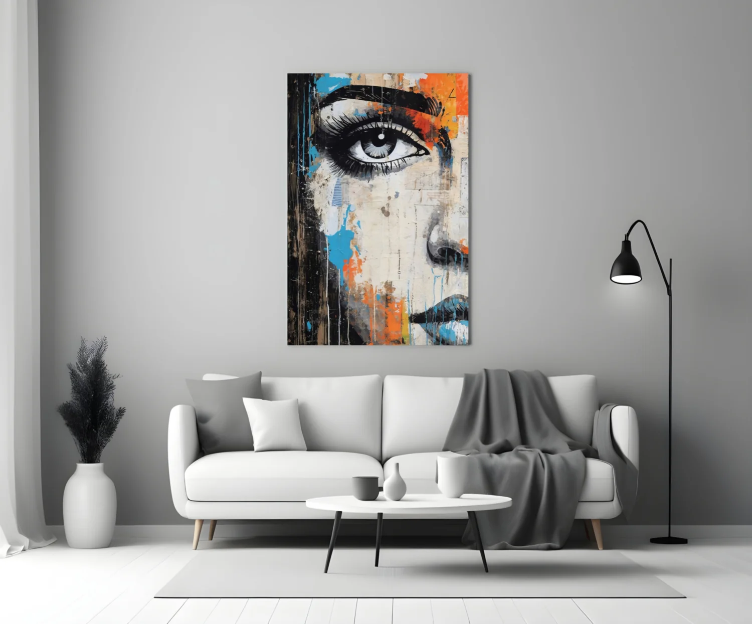 Half Portrait Glass Wall Art || Designer Collection - Image 4