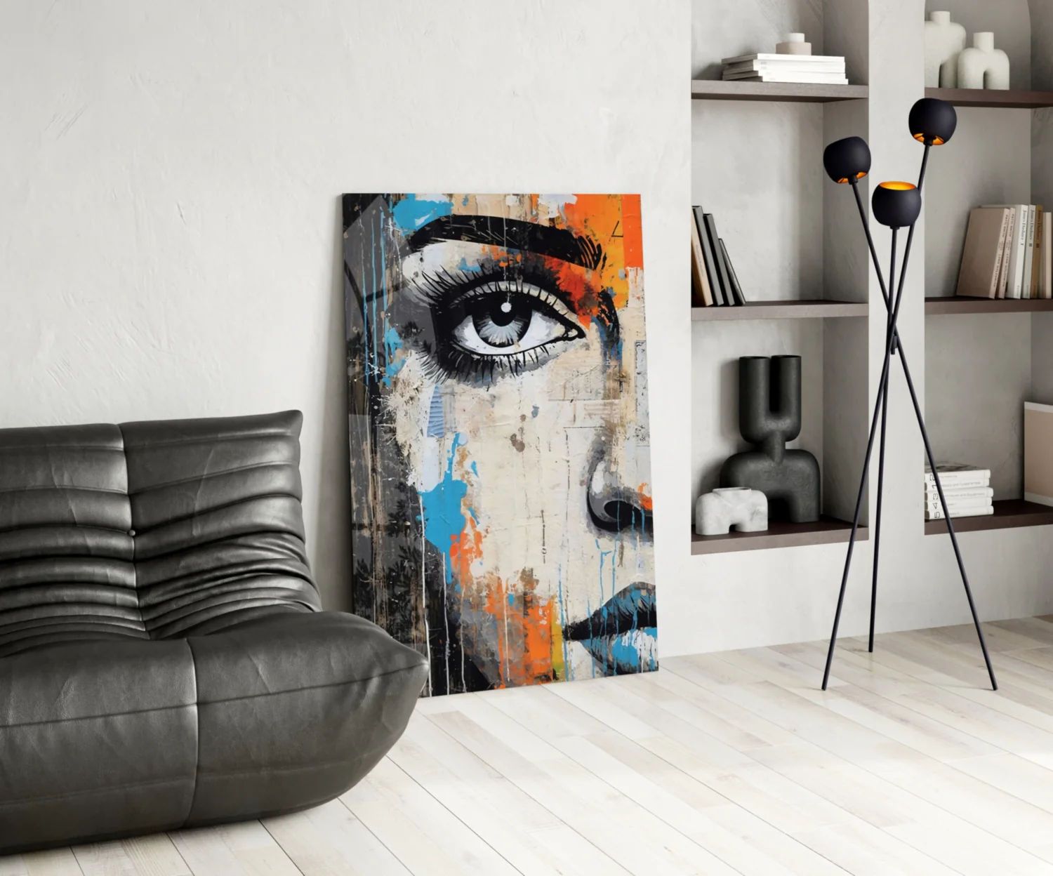 Half Portrait Glass Wall Art || Designer Collection - Image 6