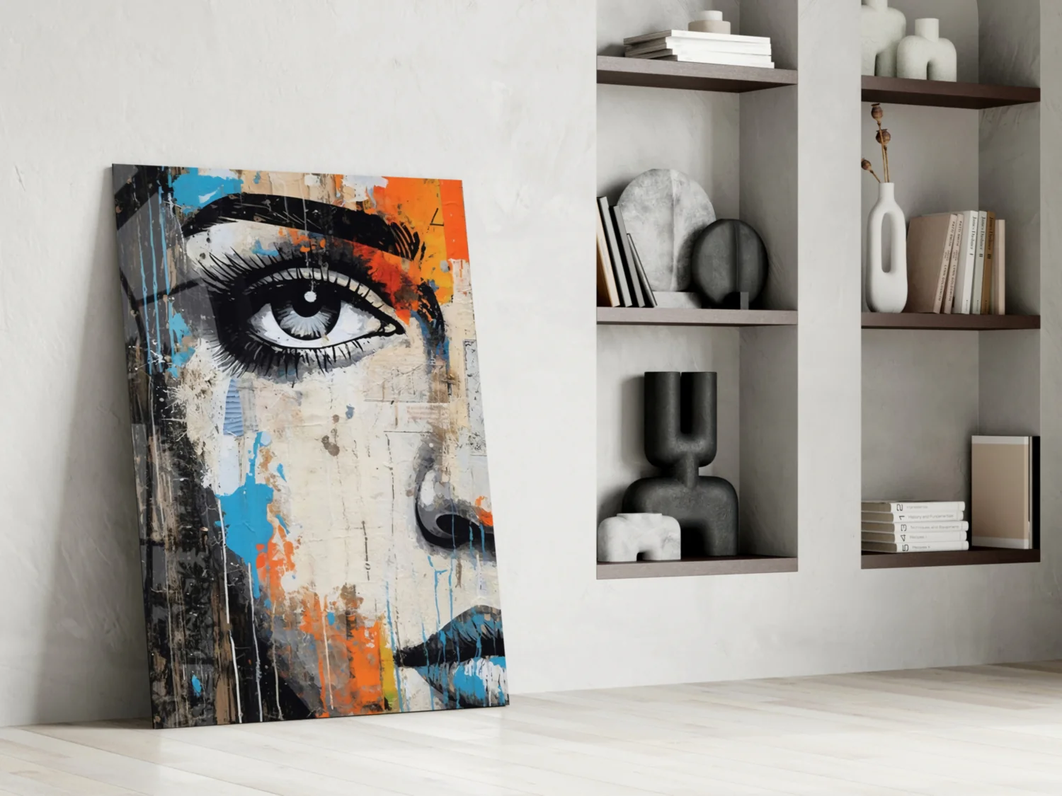 Half Portrait Glass Wall Art || Designer Collection - Image 7