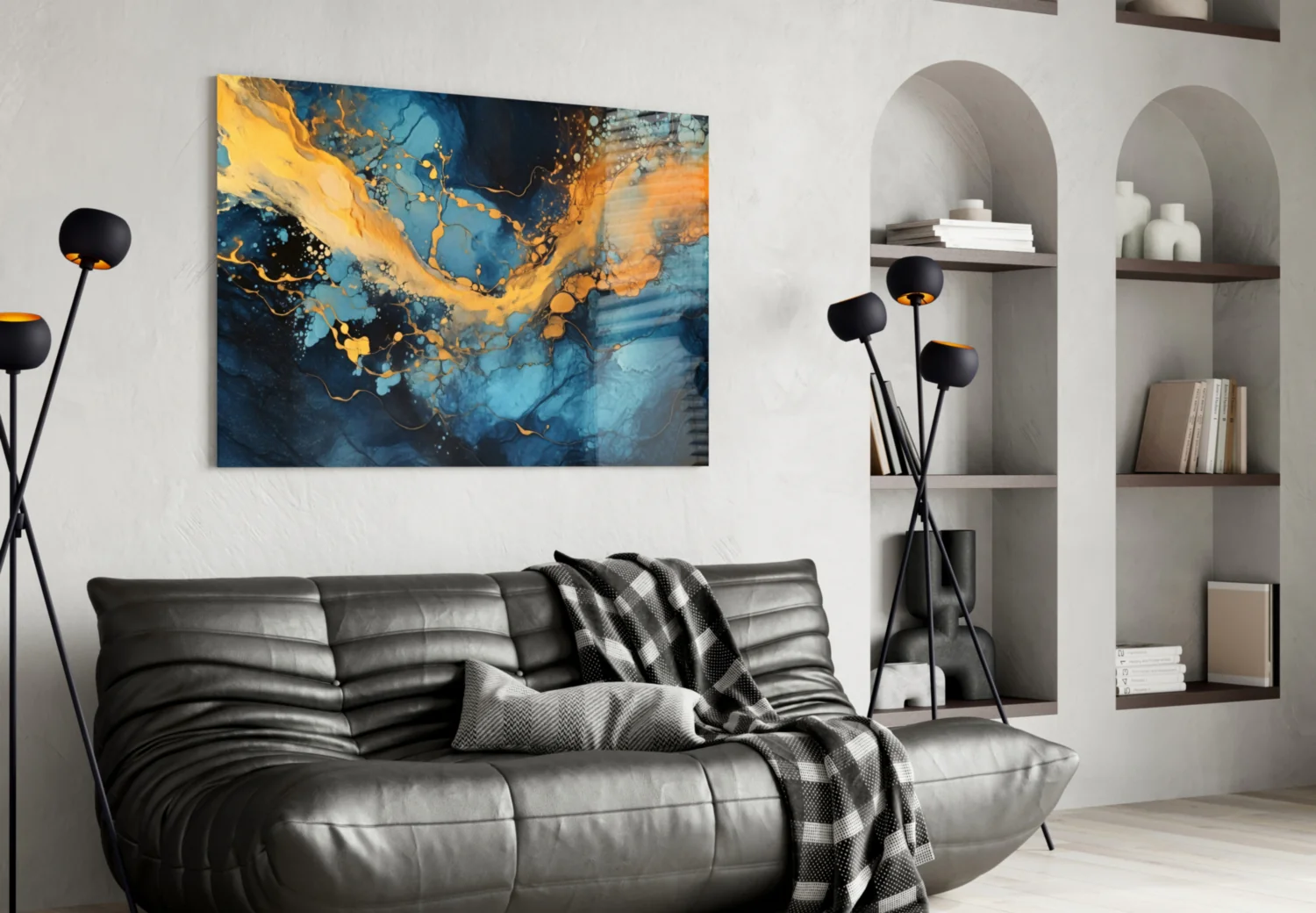Marble Glass Wall Art || Designer Collection - Image 5