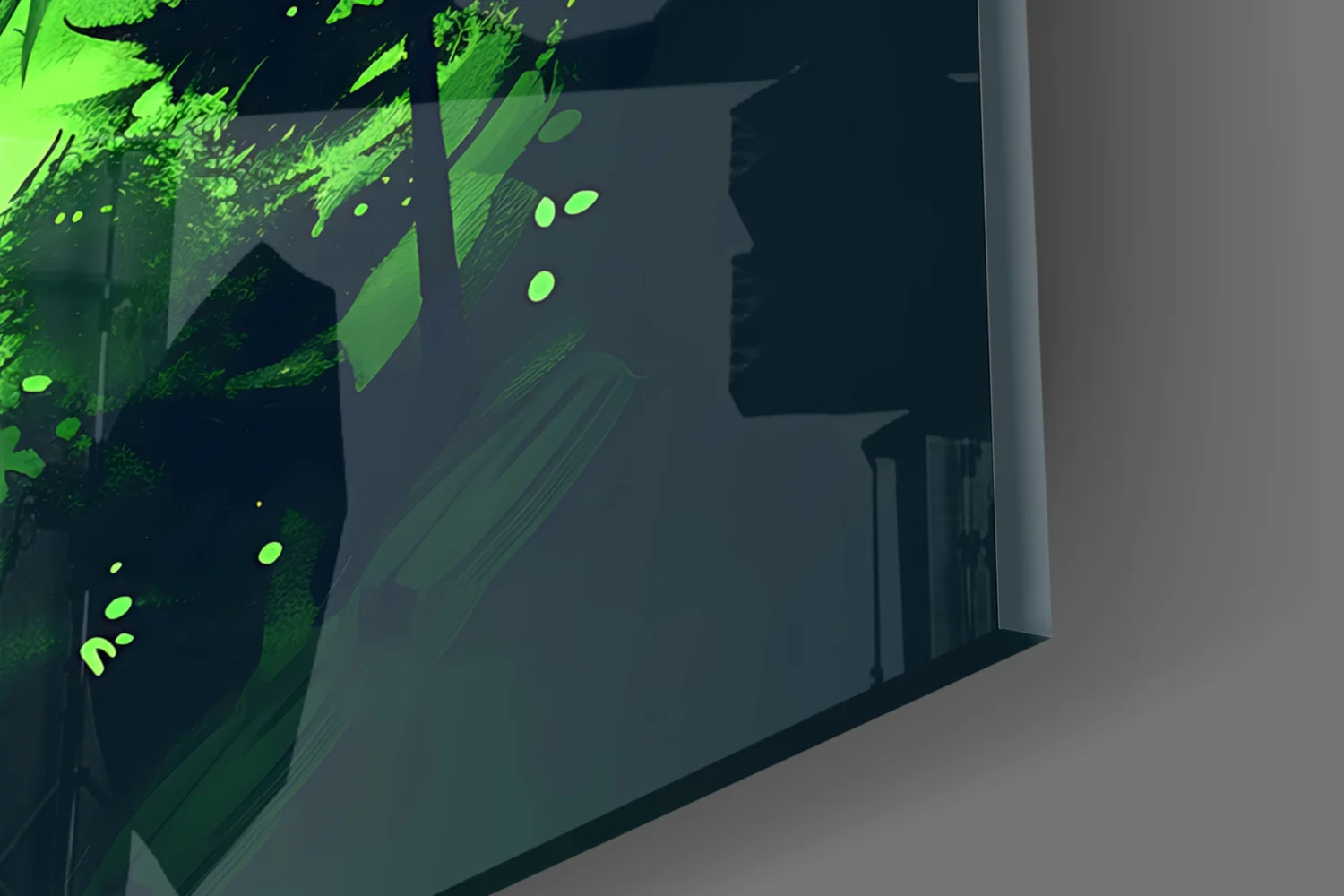 Wolf Glass Wall Art || Designer Collection - Image 8