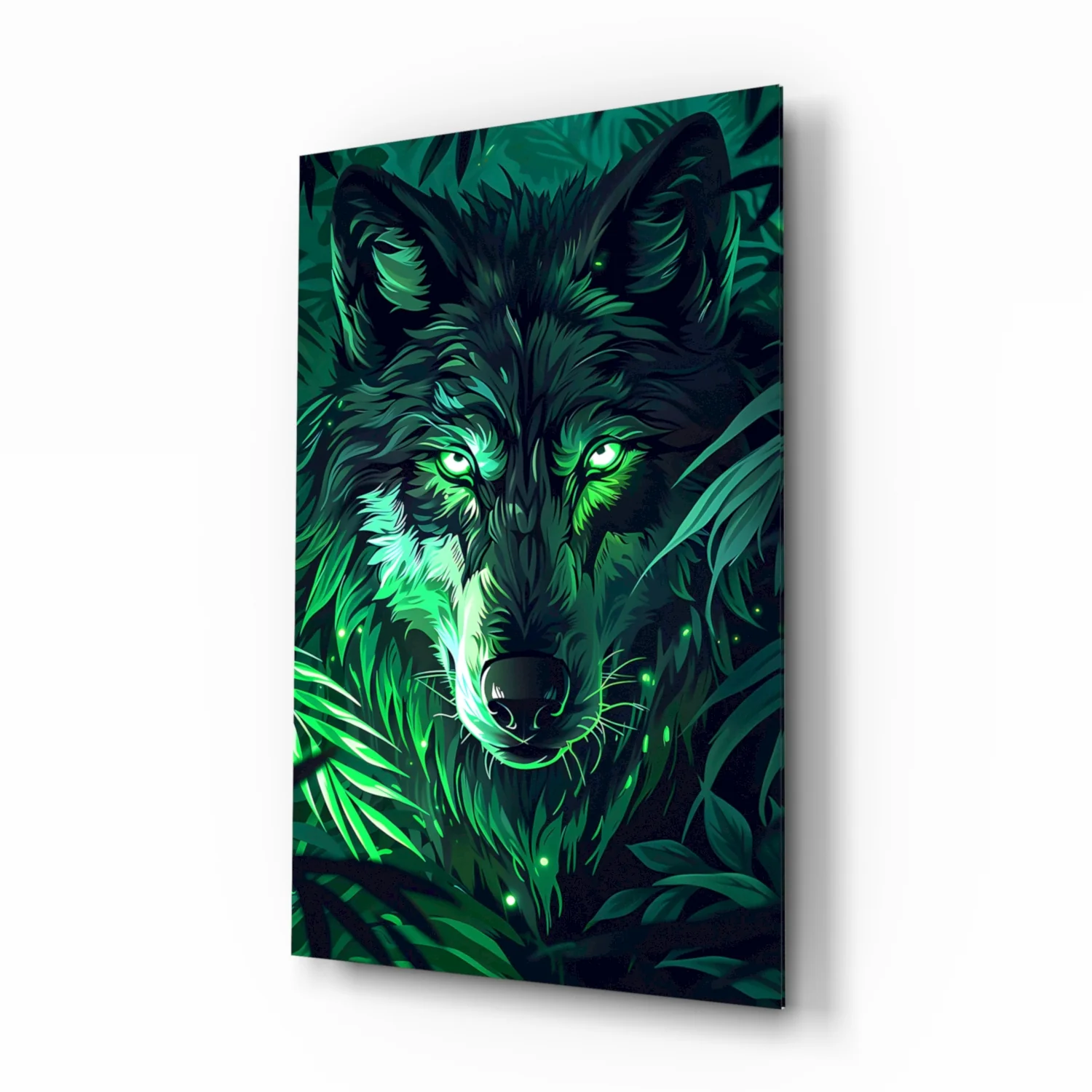 Wolf Glass Wall Art || Designer Collection - Image 2