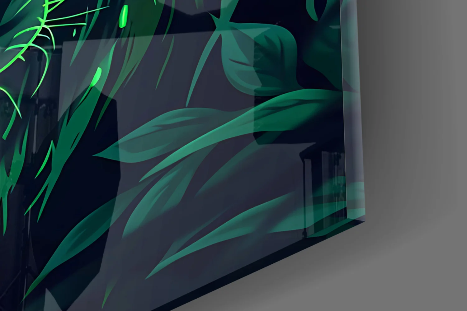 Wolf Glass Wall Art || Designer Collection - Image 8