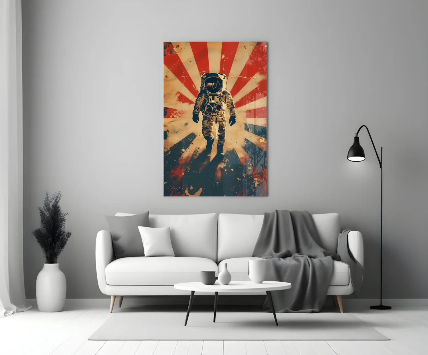Astronaut Glass Wall Art || Designer Collection - Image 4