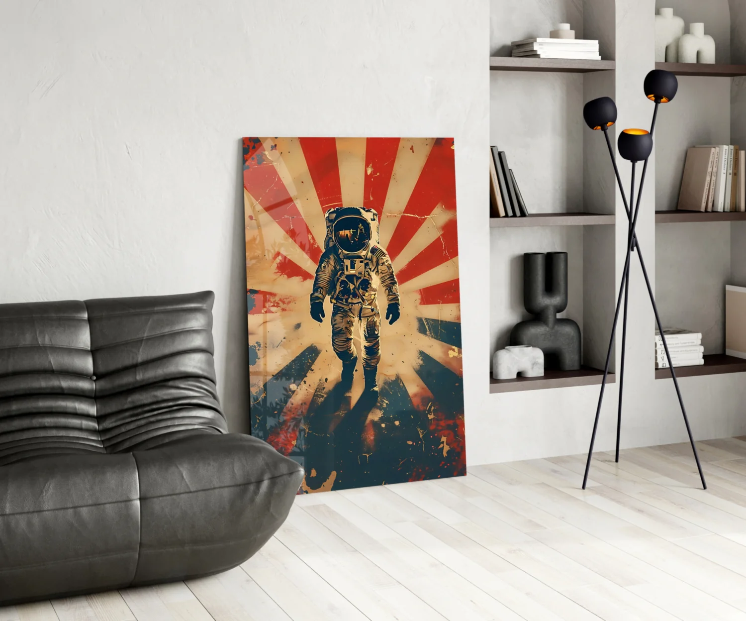 Astronaut Glass Wall Art || Designer Collection - Image 6