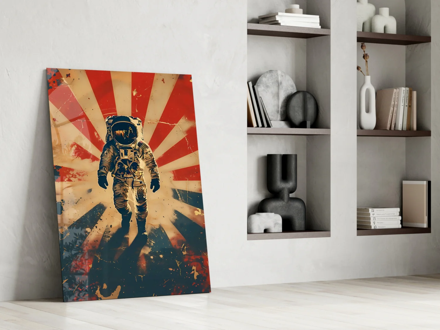 Astronaut Glass Wall Art || Designer Collection - Image 7