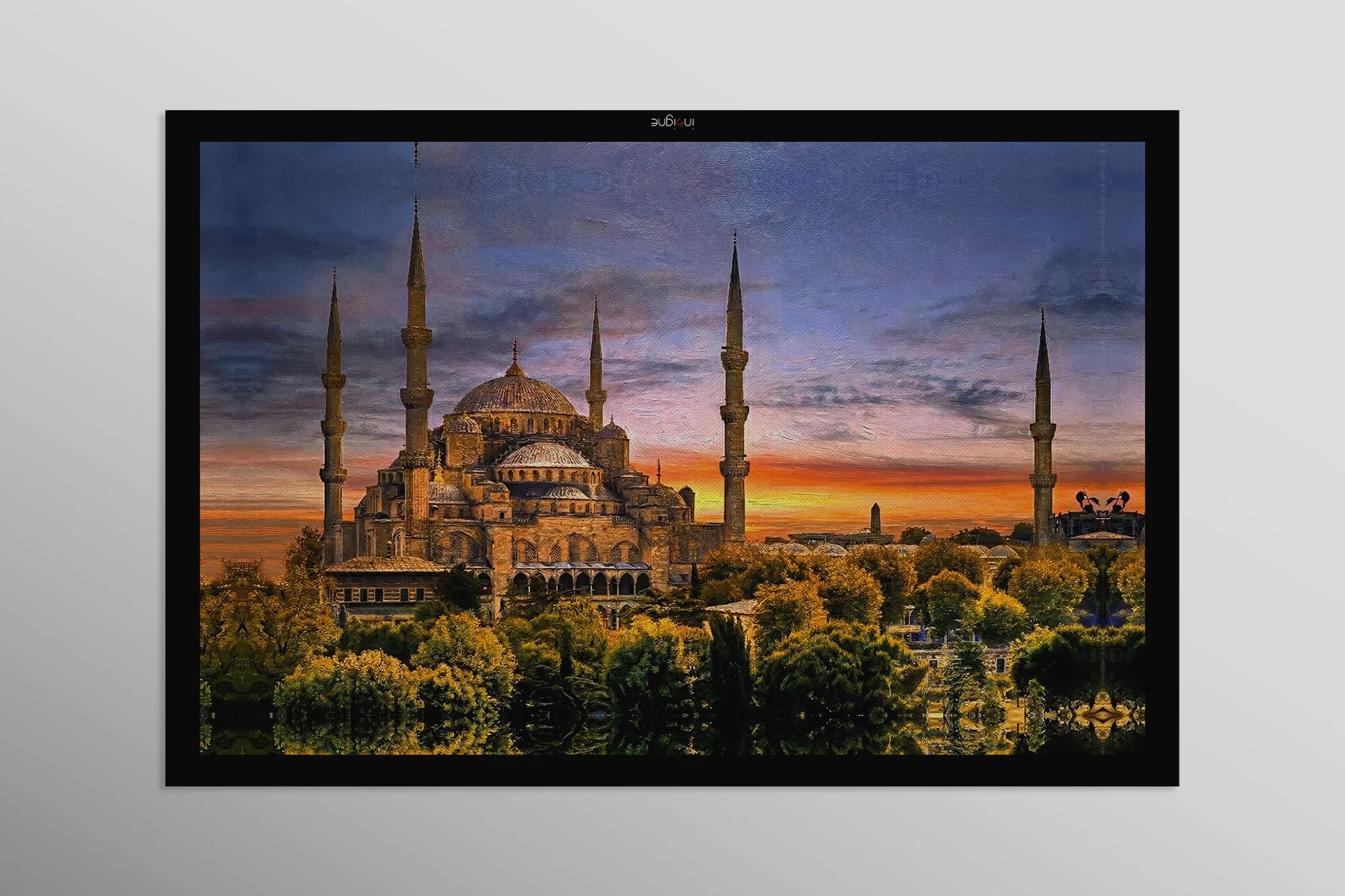 Eternal Sultan Ahmed Radiance — 3D Haptic Embossed High-Gloss Luxury Wall Art - Image 12