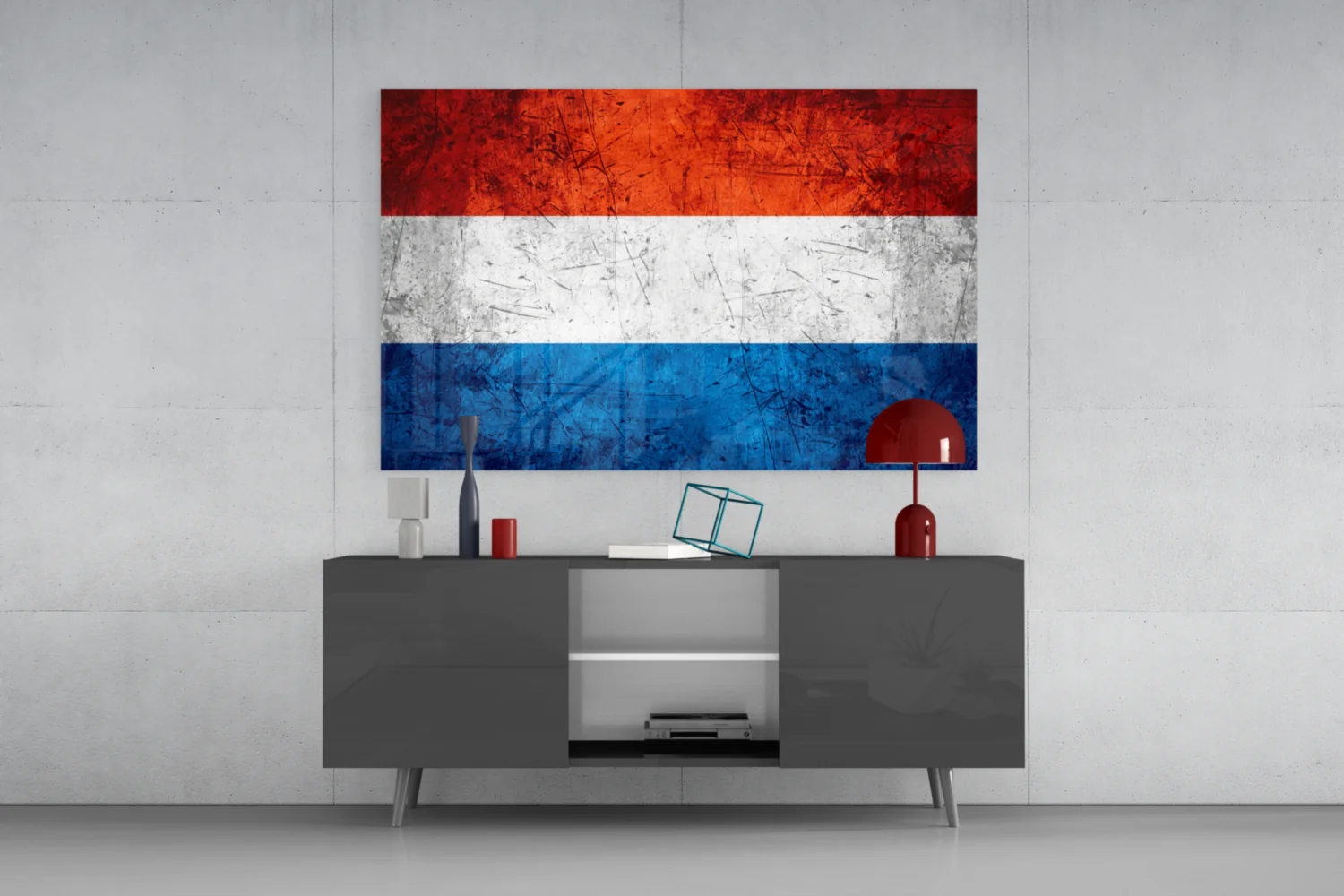 Flag of The Netherlands Glass Wall Art - Image 8