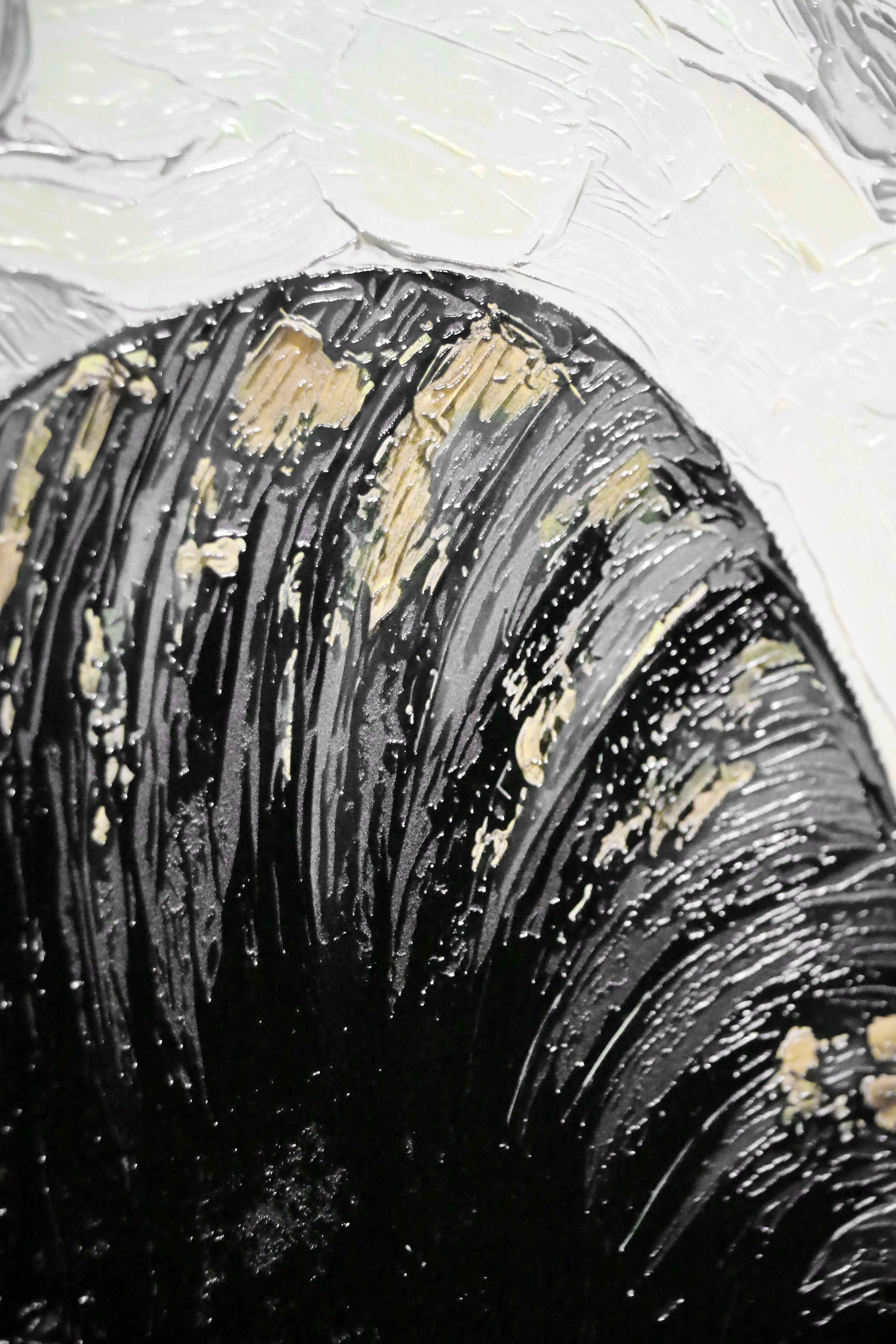 Gilded Leaf & Feather Reverie — 3D Haptic Embossed High-Gloss Luxury Wall Art - Image 12