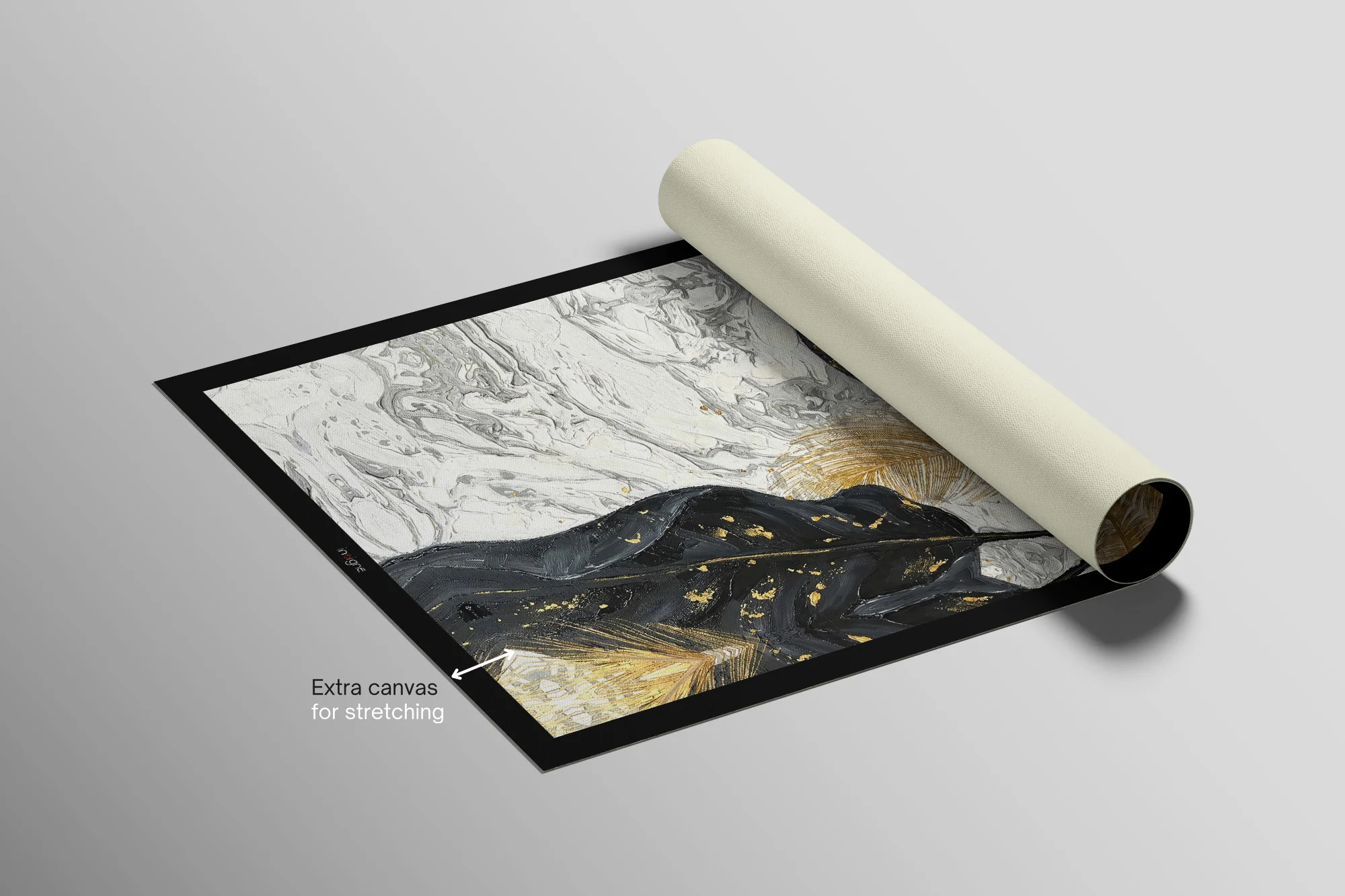 Gilded Leaf & Feather Reverie — 3D Haptic Embossed High-Gloss Luxury Wall Art - Image 15