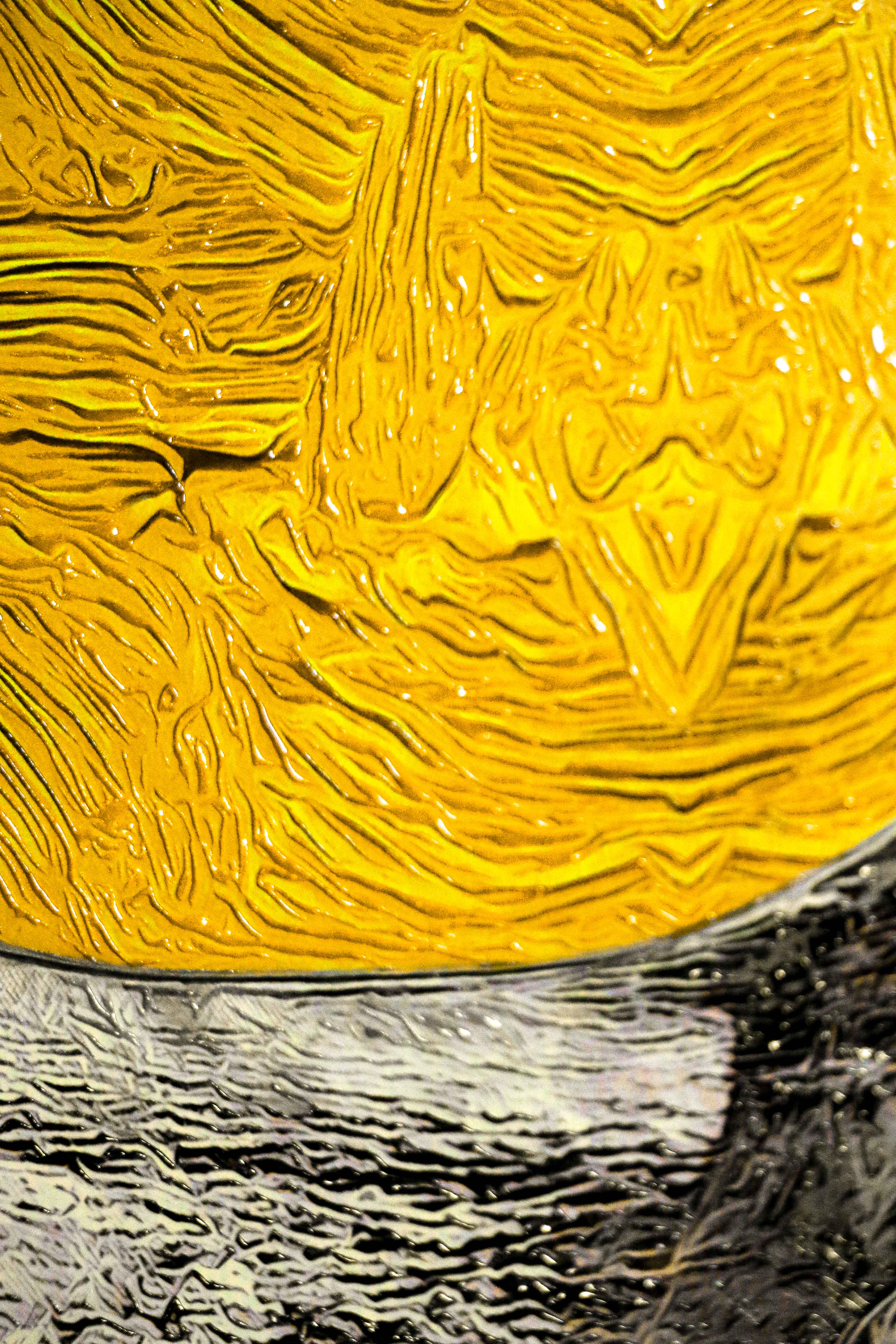 Golden Savannah Sentinel — 3D Haptic Embossed High-Gloss Luxury Wall Art - Image 5