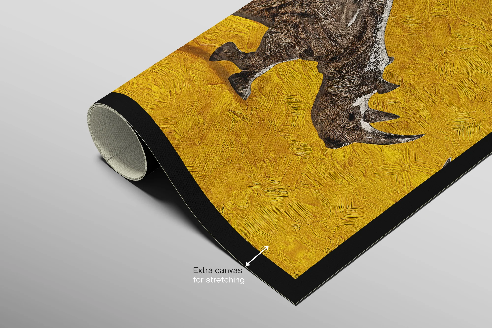 Golden Savannah Sentinel — 3D Haptic Embossed High-Gloss Luxury Wall Art - Image 9