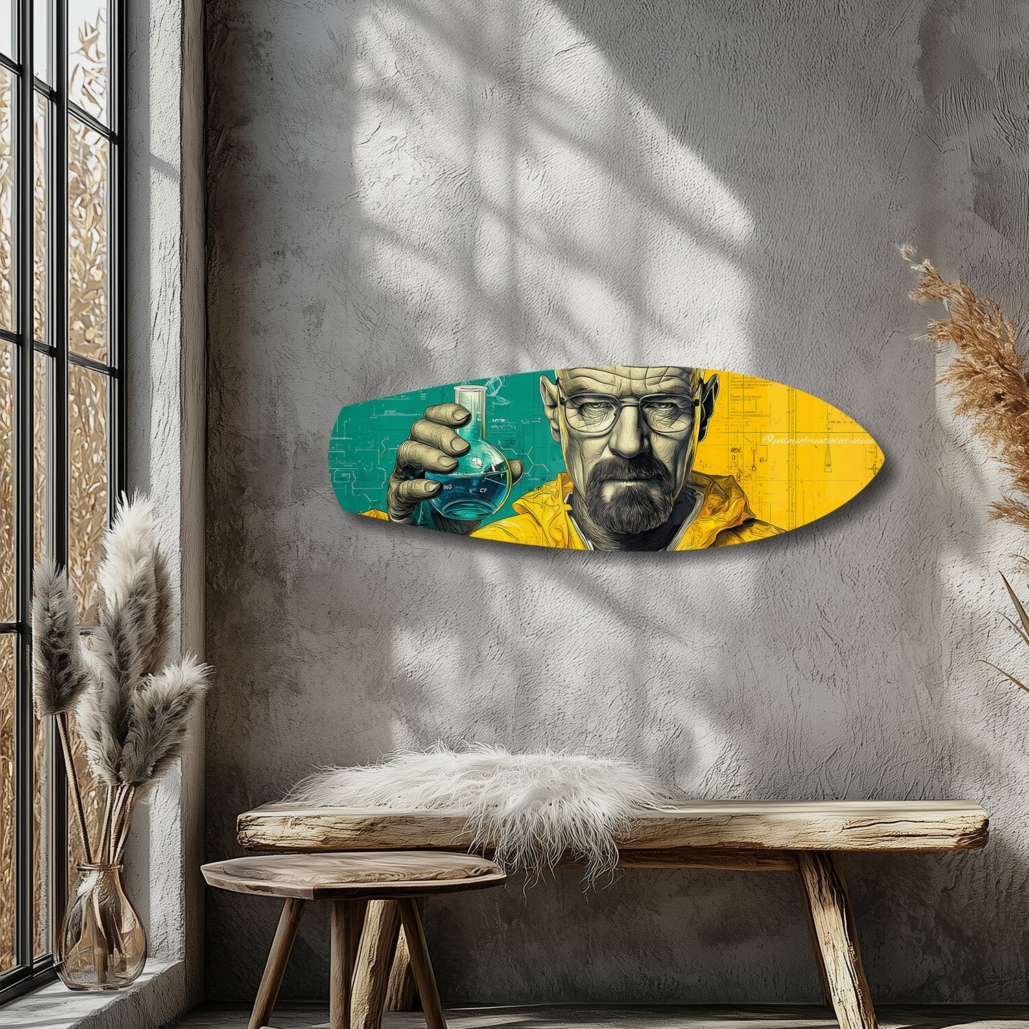 Chemistry Teacher Pop Art Glass Wall Art - Image 5