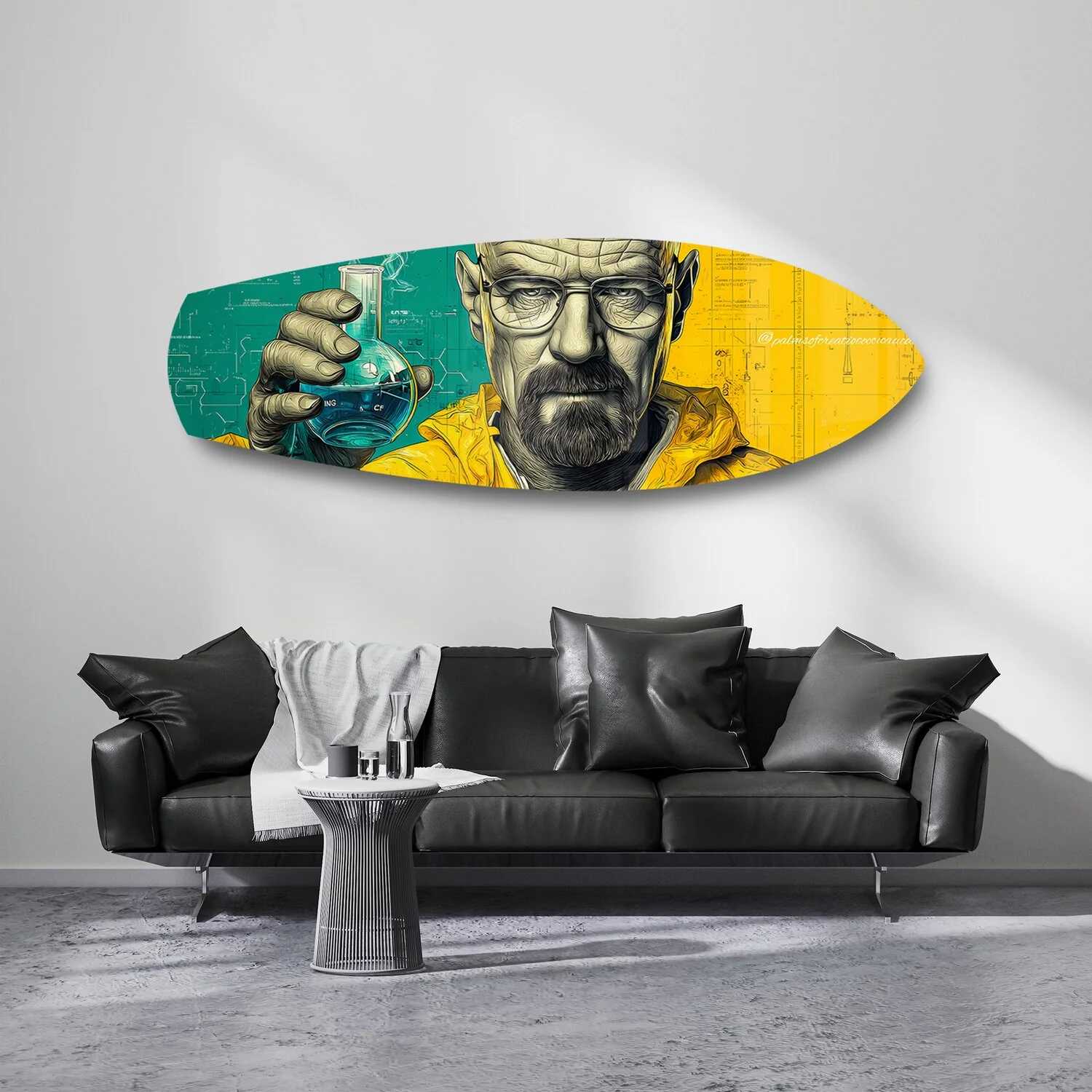 Chemistry Teacher Pop Art Glass Wall Art - Image 7