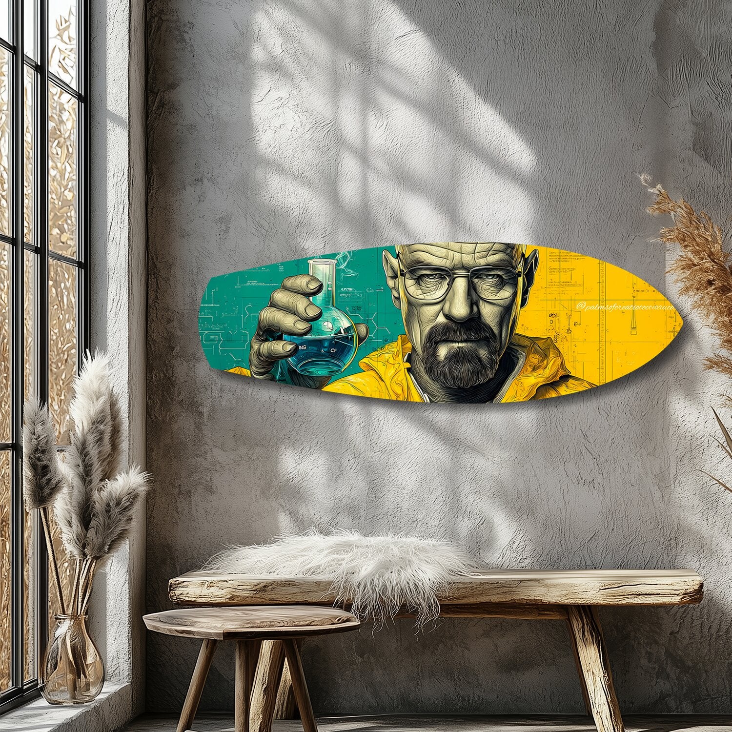 Chemistry Teacher Pop Art Glass Wall Art - Image 9