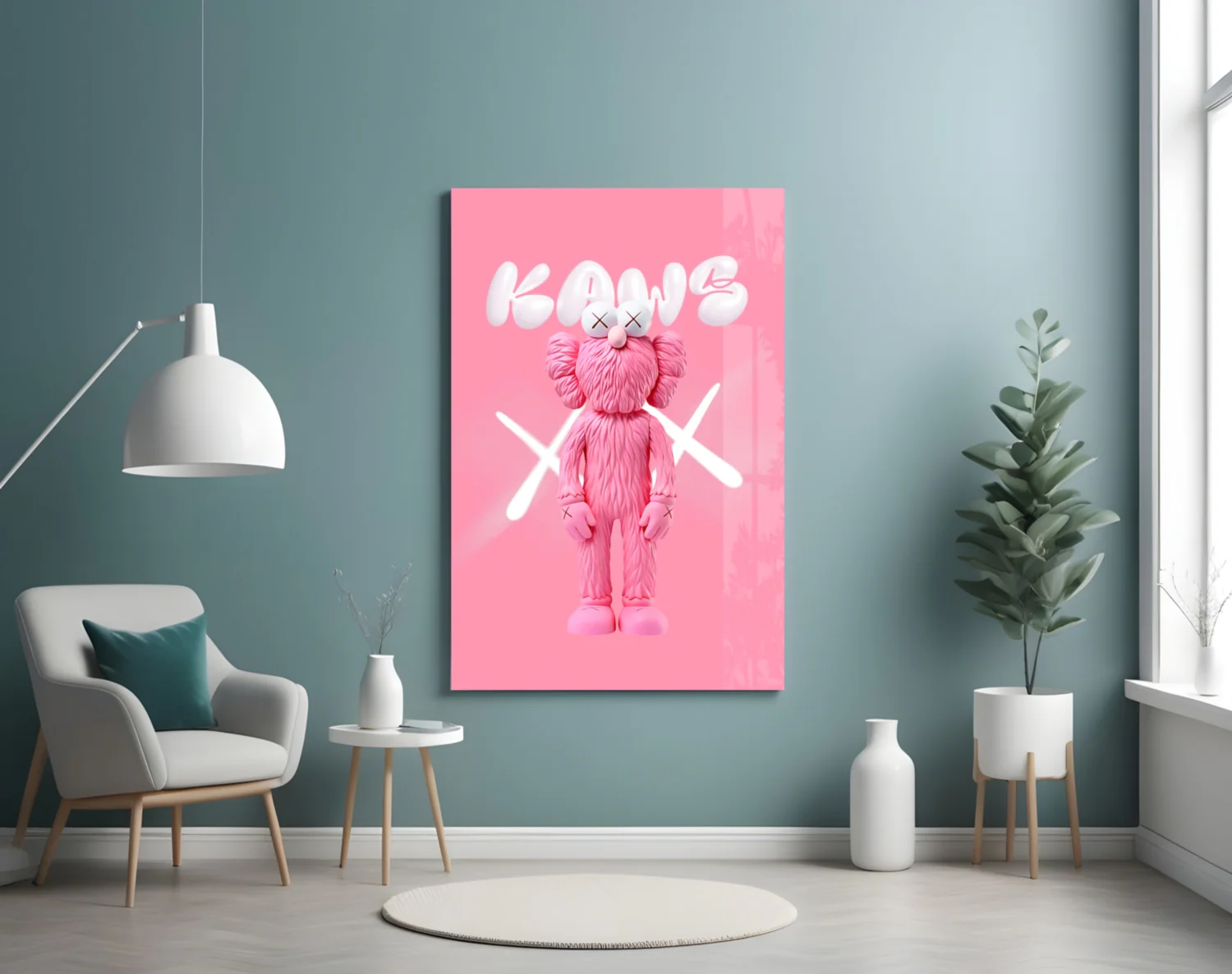 Kaws Glass Wall Art Bundle - Image 13