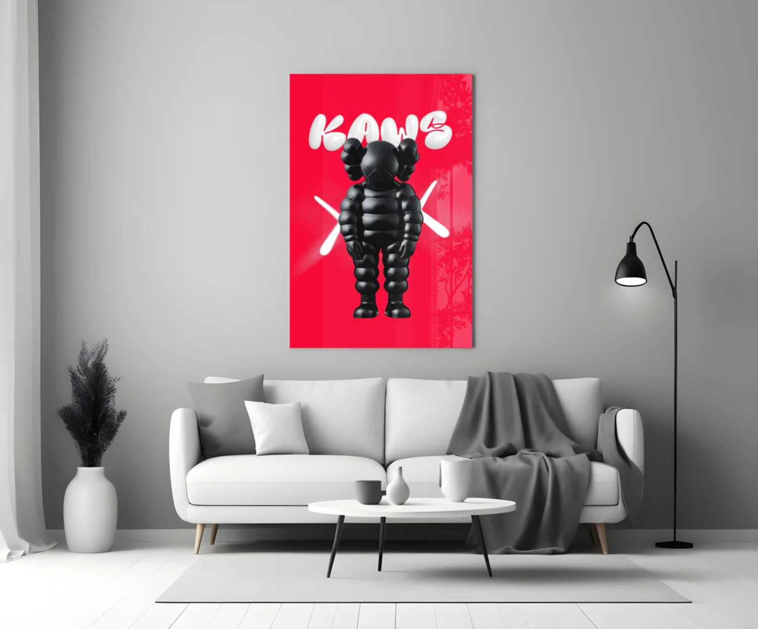 Kaws Glass Wall Art Bundle - Image 9