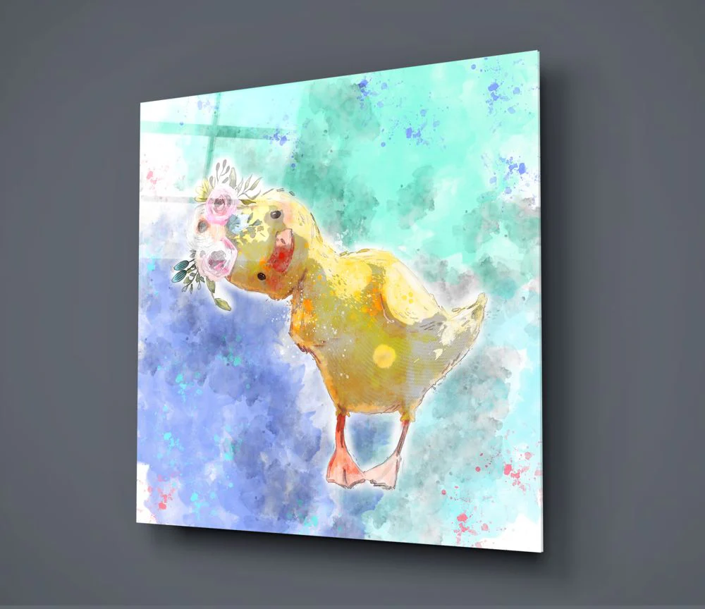 Duckling Glass Wall Art - Image 2