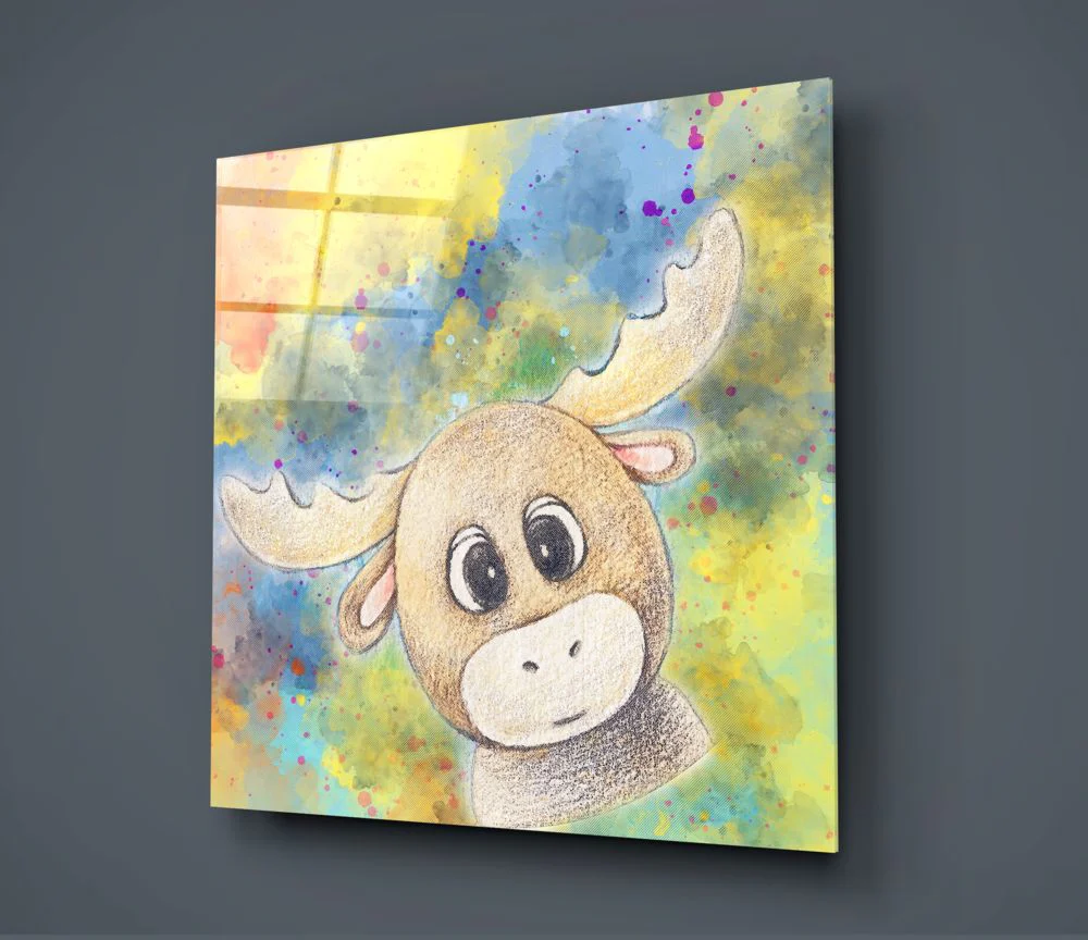 Deer Glass Wall Art - Image 2