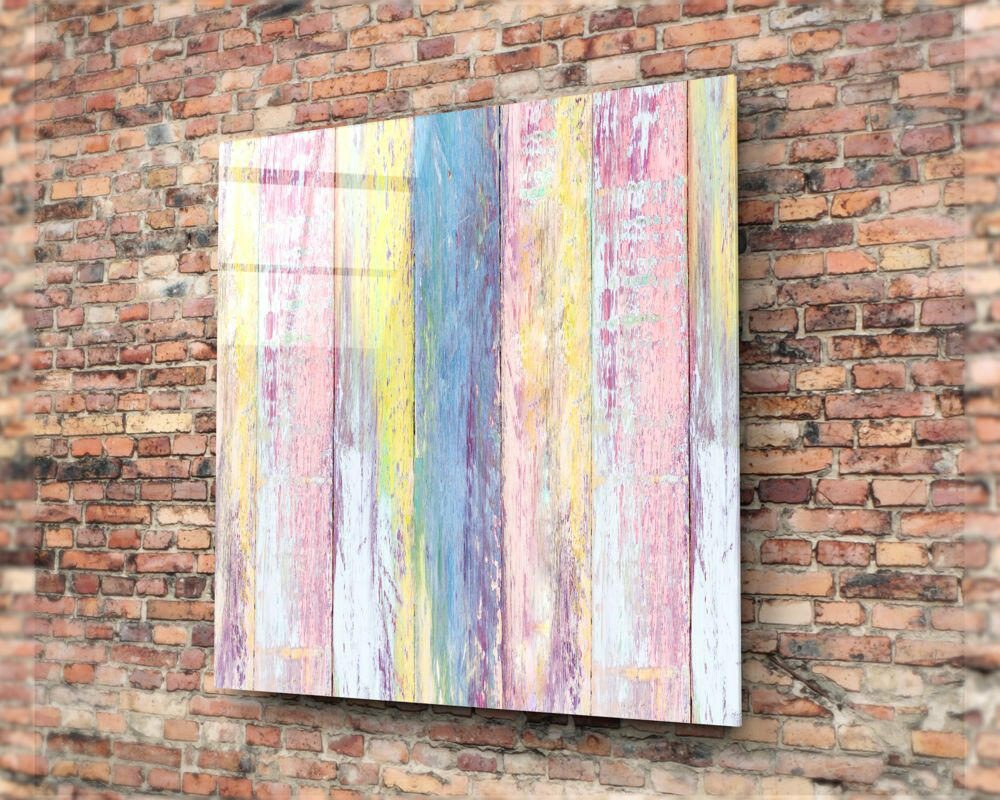 Wooden Patterned Glass Wall Art - Image 3