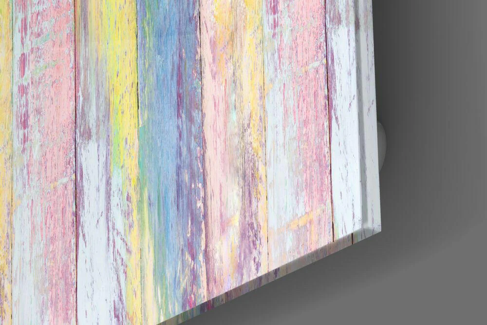Wooden Patterned Glass Wall Art - Image 4